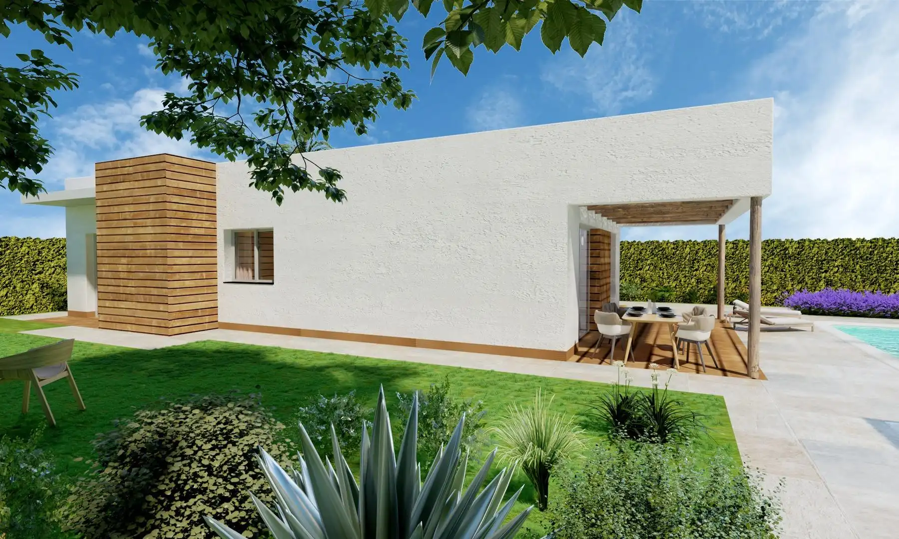 Chalet con piscina en venta en Hondón de las Nieves / El Fondó de les Neus, imagen 3