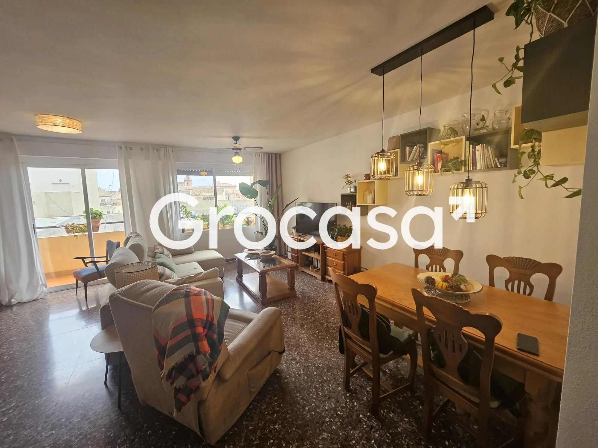 Sala d'estar de Casa adosada en venda en Benavites amb Aire condicionat, Calefacció i Balcó