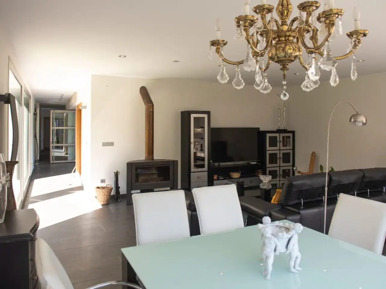 Sala de estar de Casa o chalet en venta en Riotuerto con Terraza y Balcón