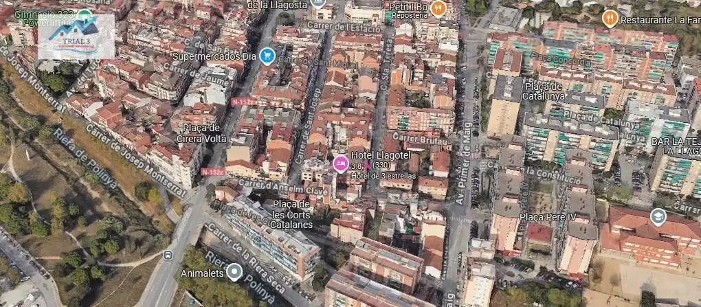 Vista exterior de Pis en venda en La Llagosta
