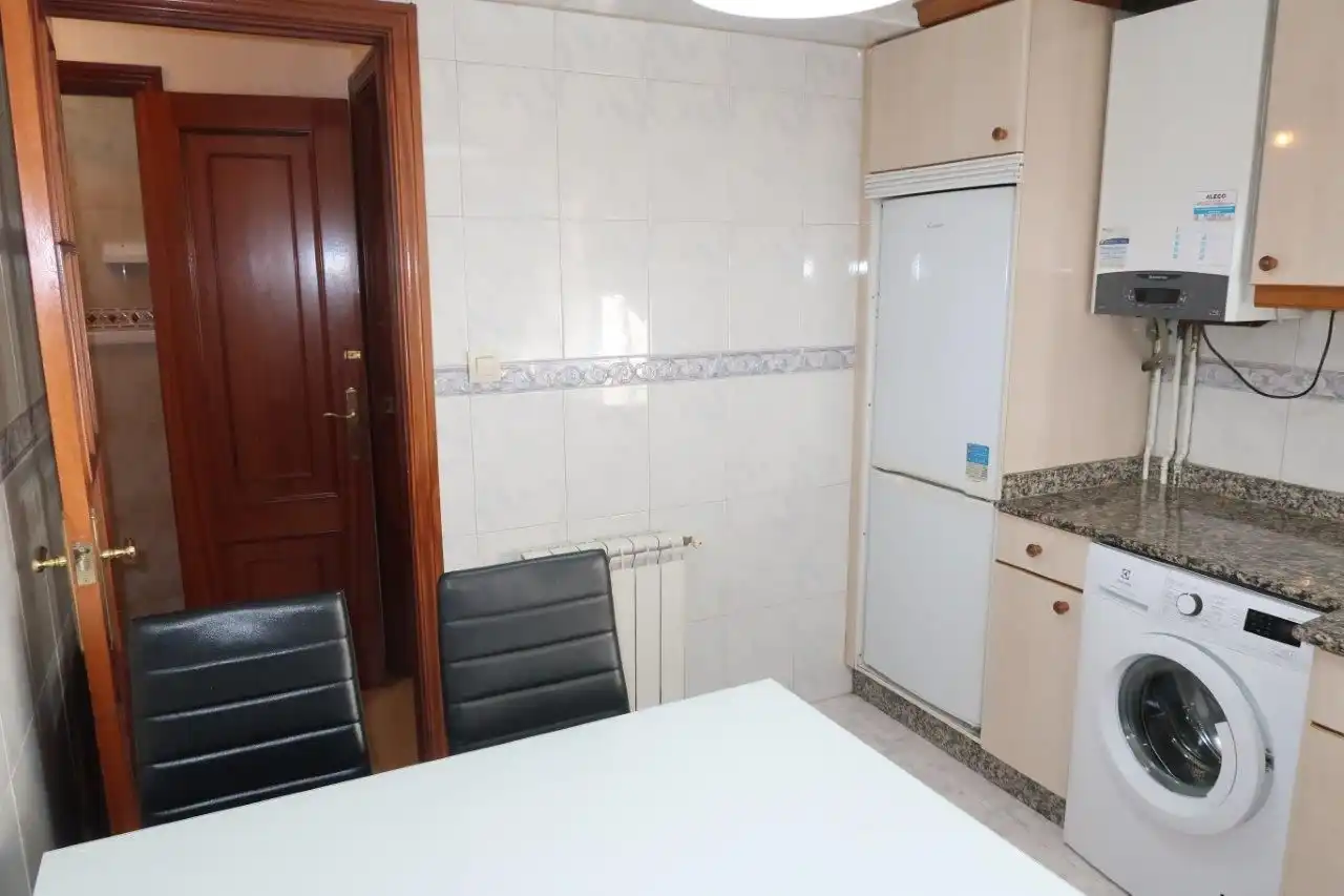 Kitchen of Flat for sale in A Coruña Capital   with Heating, Storage room and Furnished