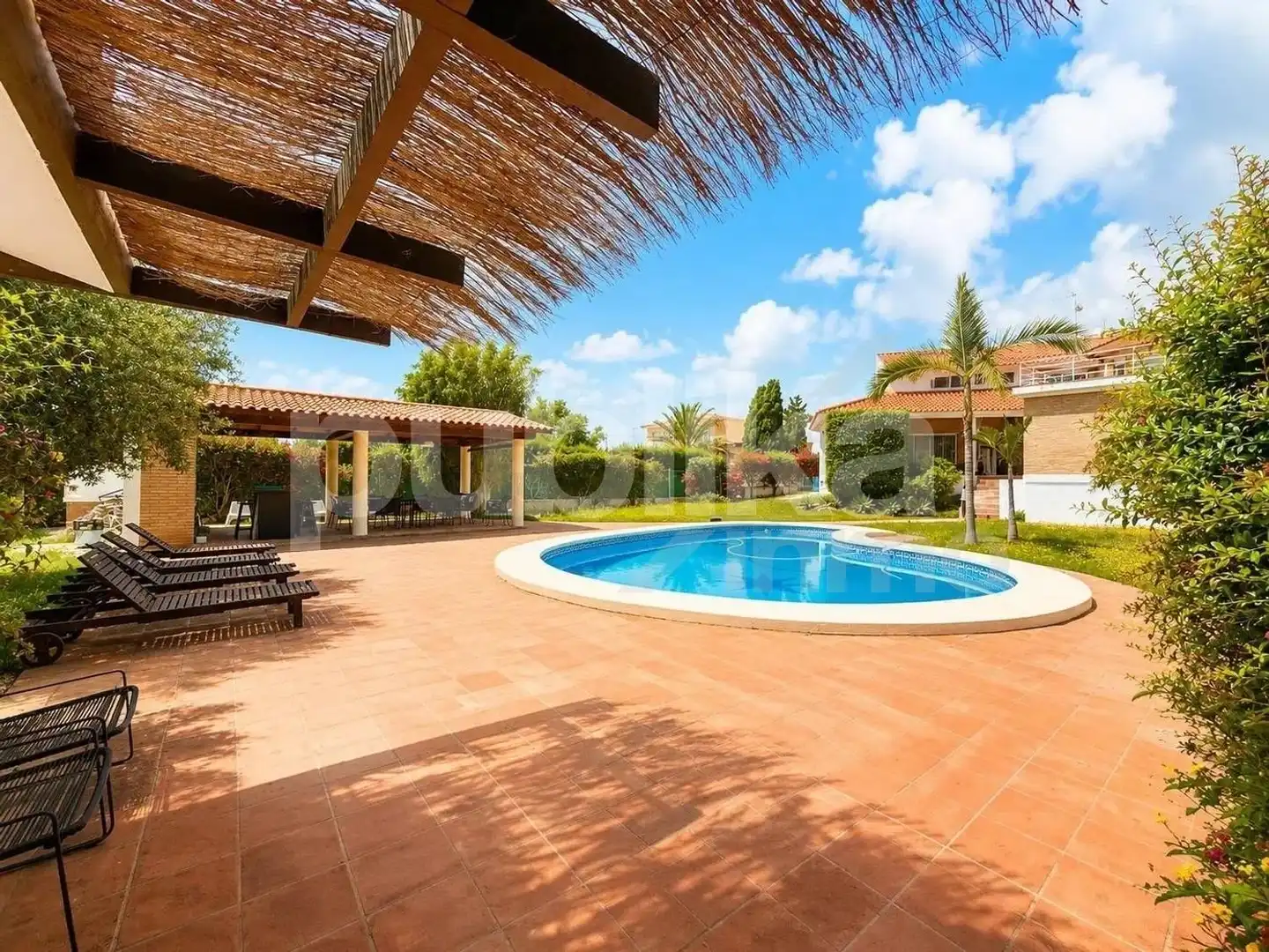 Piscina de Casa o chalet en venta en San Vicente del Raspeig / Sant Vicent del Raspeig con Aire acondicionado, Calefacción y Piscina
