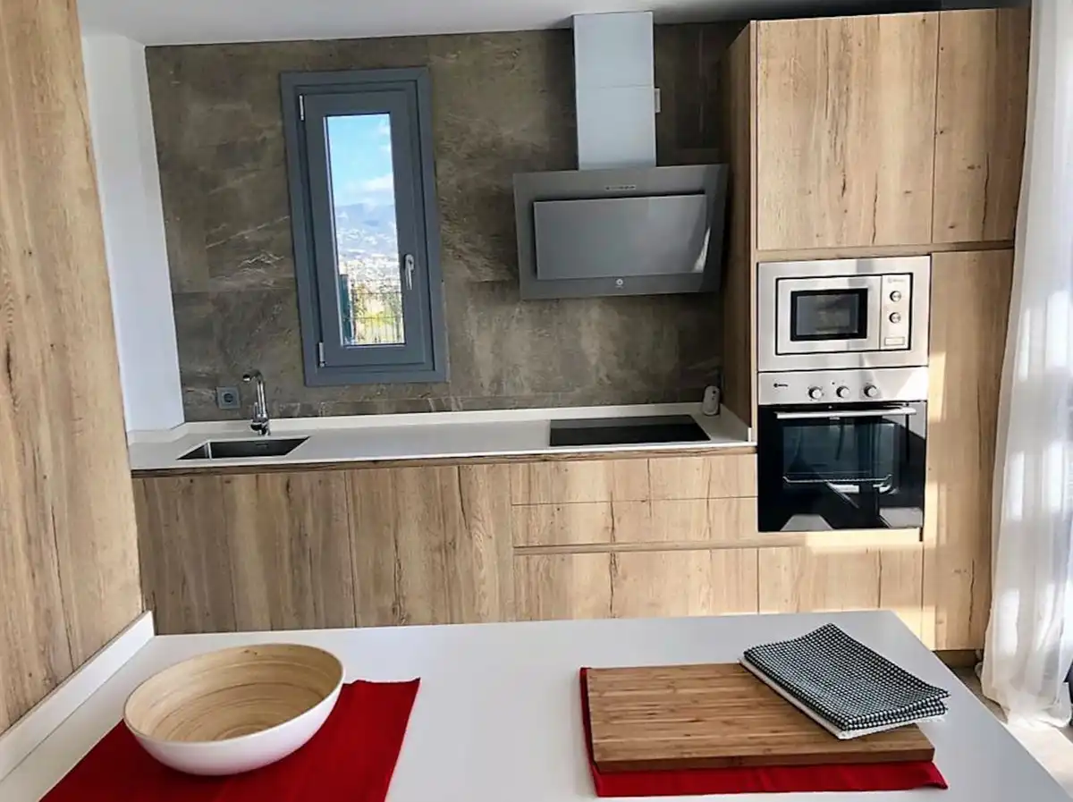 Cocina de Casa o chalet en venta en Mijas con Aire acondicionado, Jardín privado y Terraza