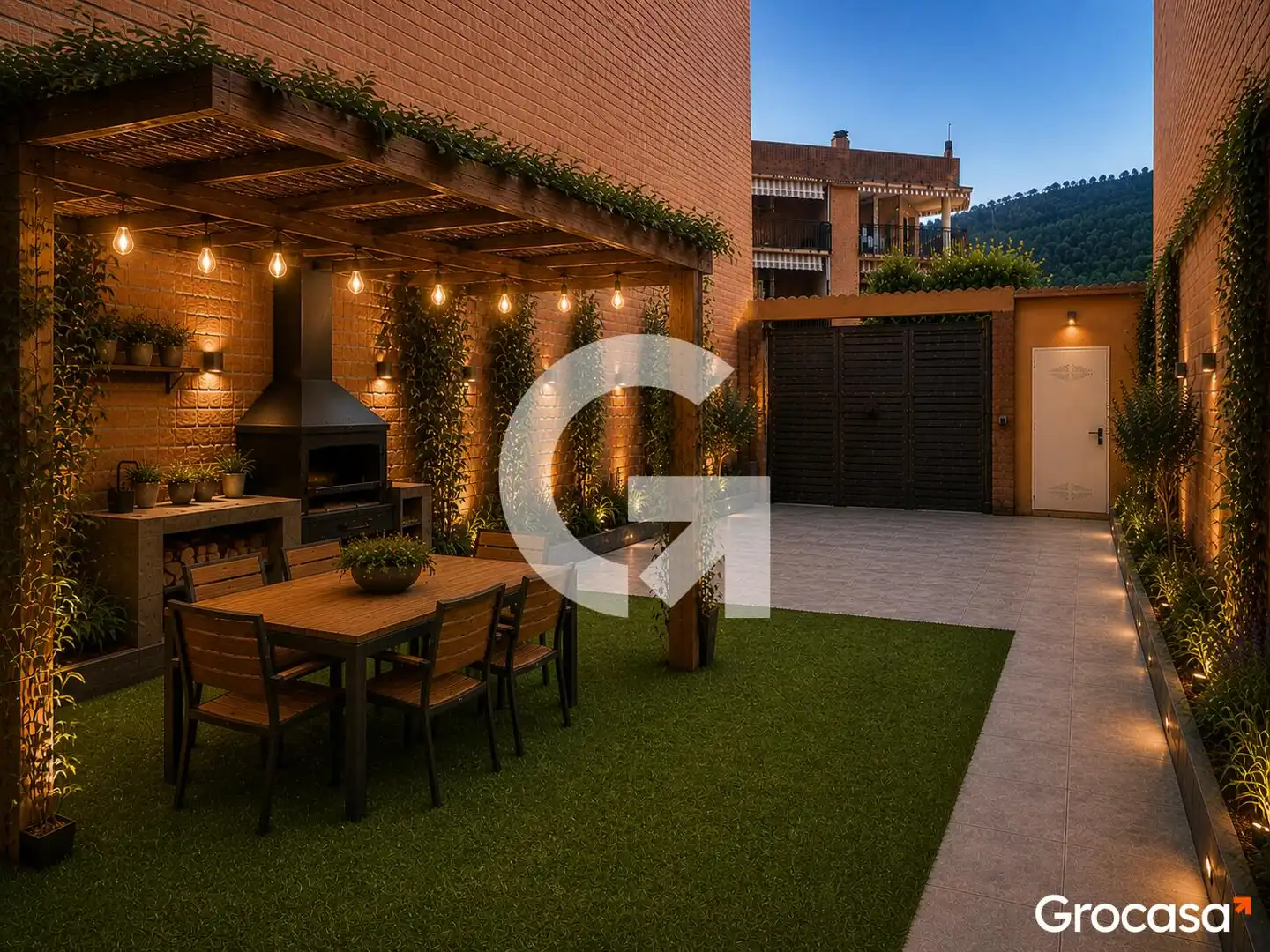 Terraza de Piso en venta en Cervelló con Aire acondicionado, Calefacción y Jardín privado