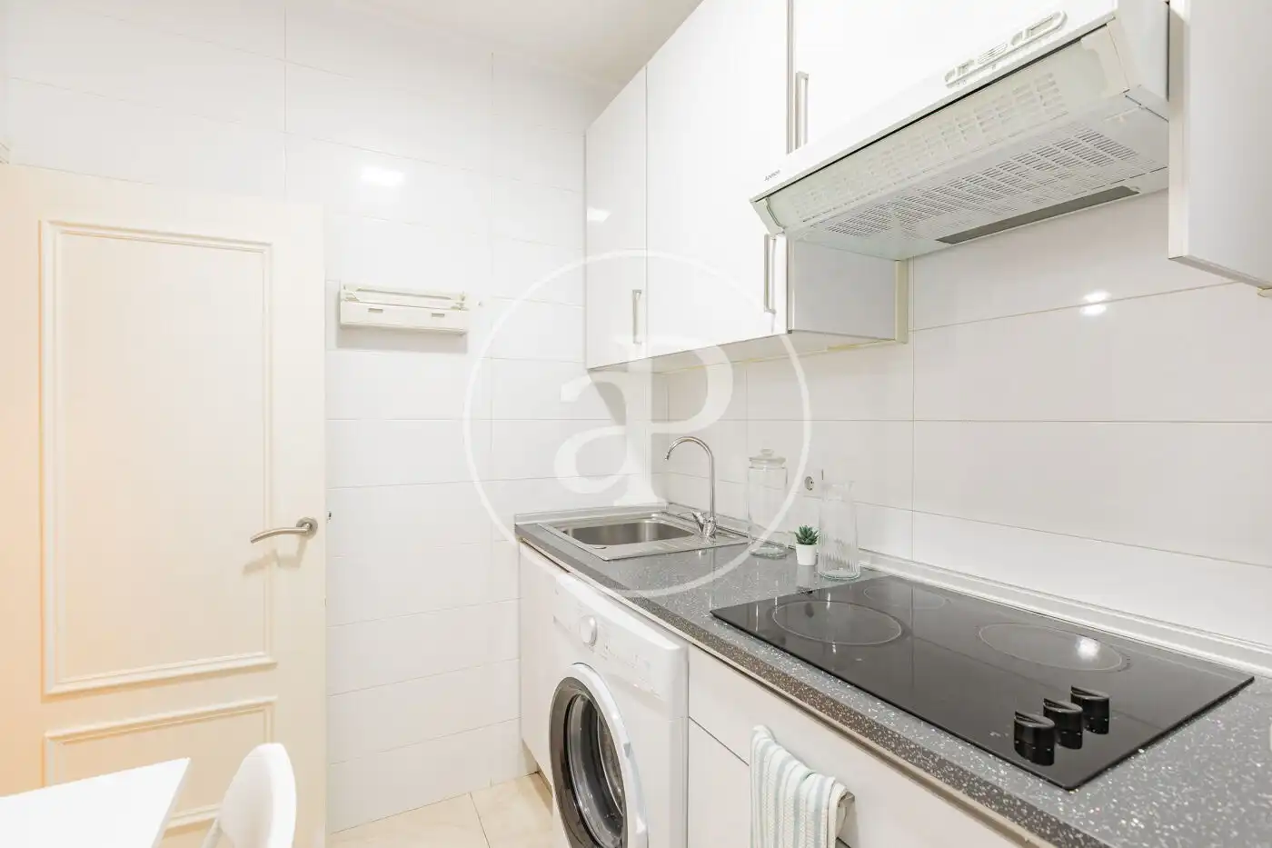 Kitchen of Flat for rent in Madrid  with Heating and Furnished