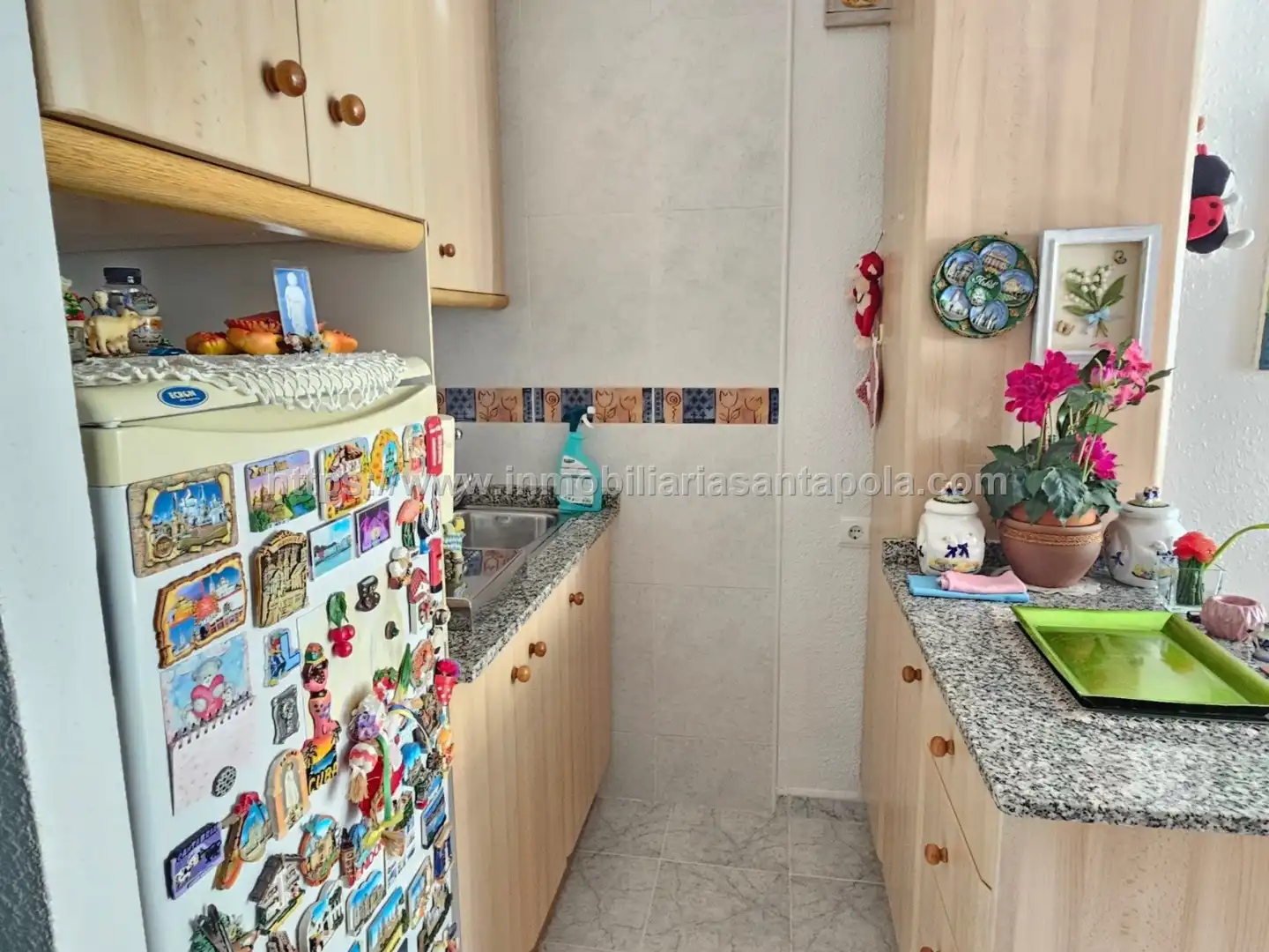 Cocina de Estudio en venta en Santa Pola con Terraza, Piscina y Amueblado