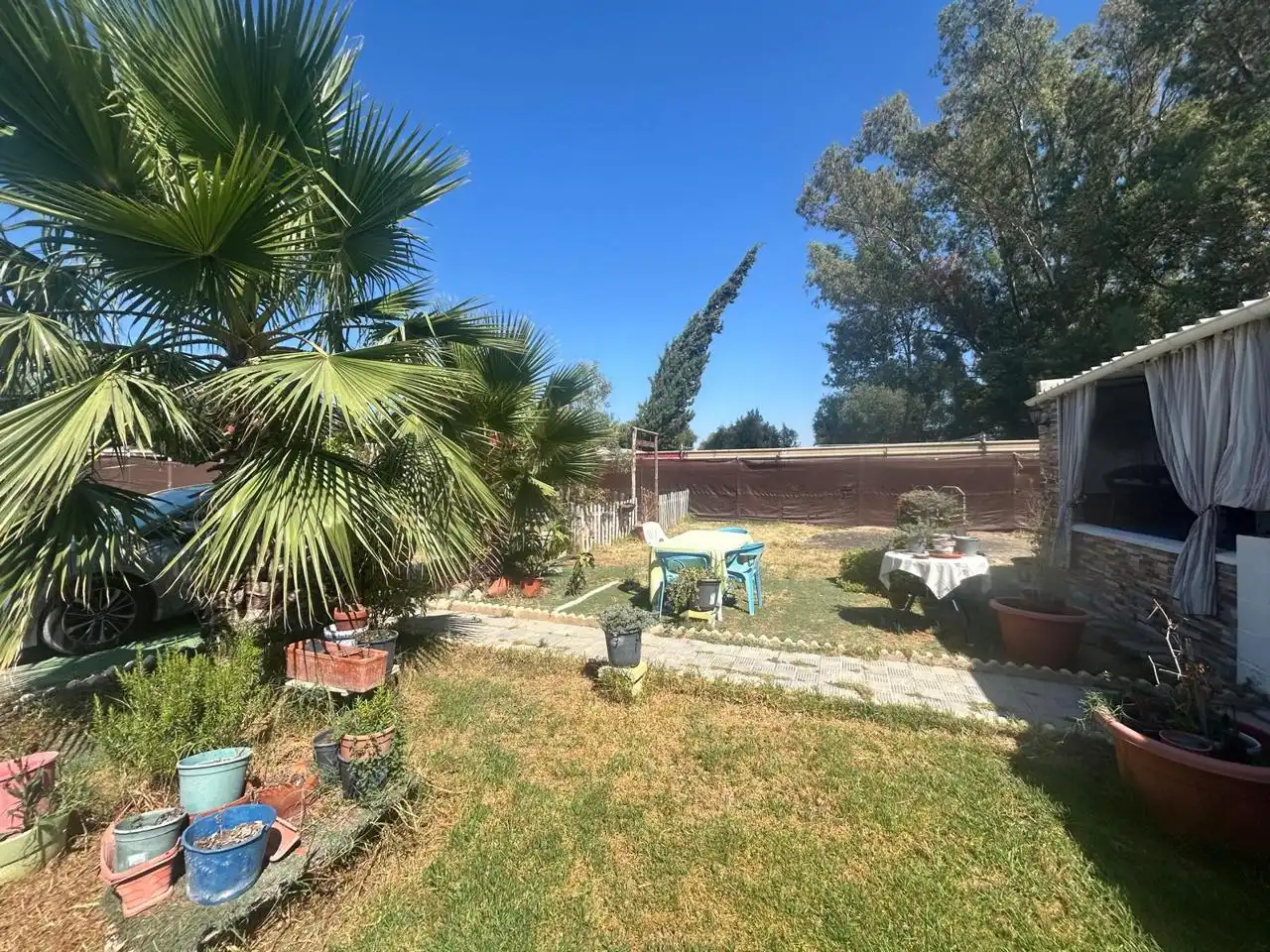 Jardín de Casa o chalet en venta en Dos Hermanas con Aire acondicionado, Calefacción y Jardín privado