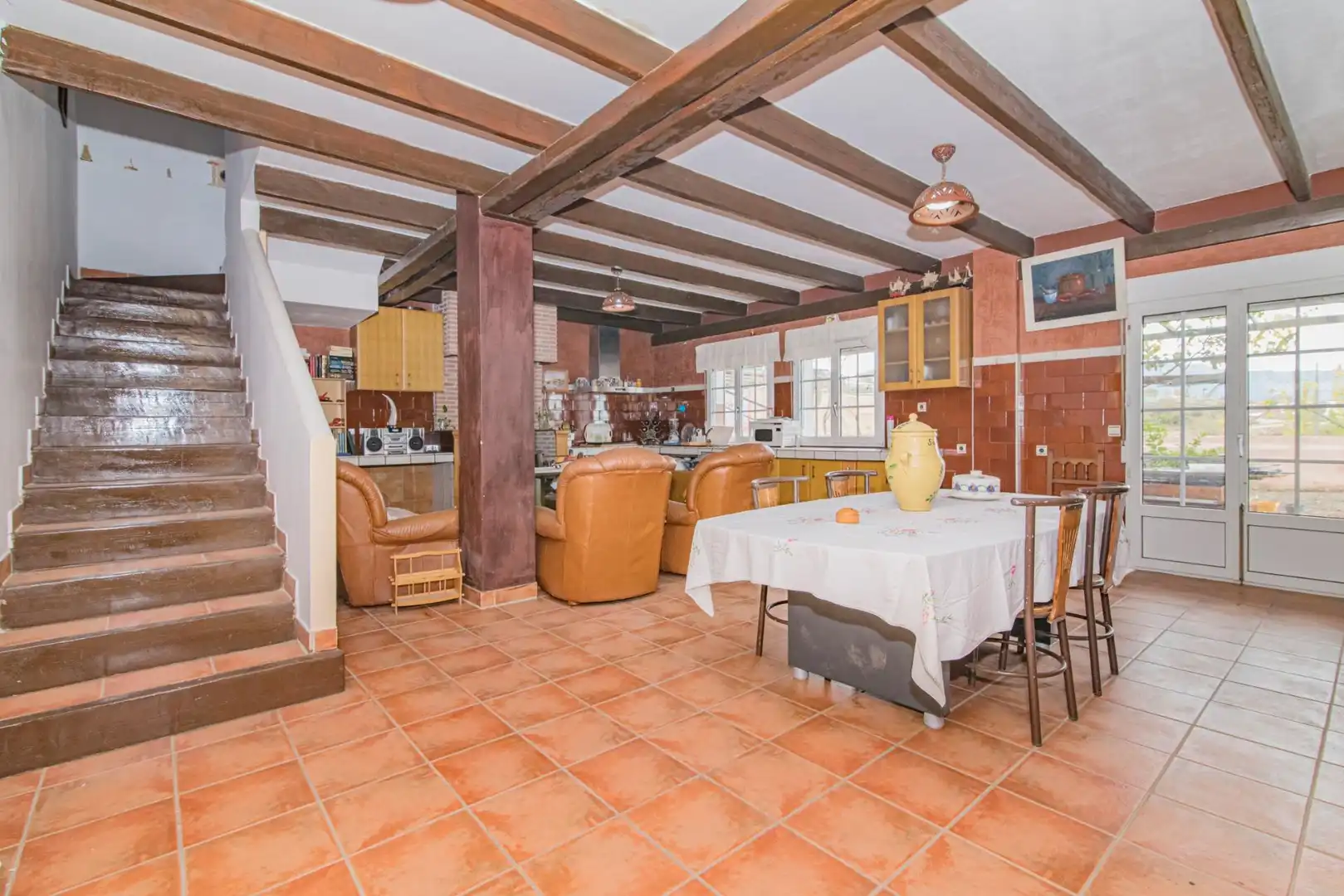 Cuina de Casa o xalet en venda en La Zubia amb Calefacció, Jardí privat i Terrassa