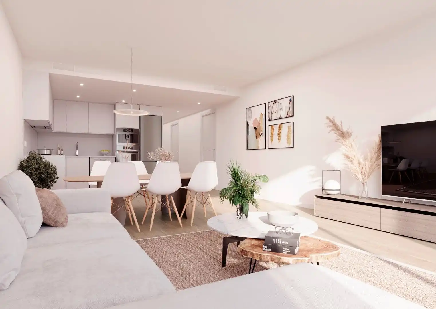Sala de estar de Apartamento en venta en Cartagena con Aire acondicionado, Calefacción y Jardín privado