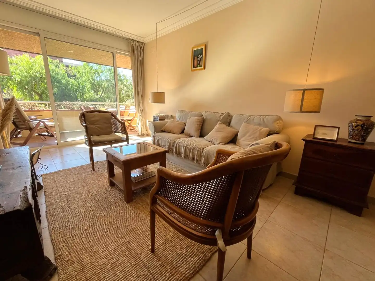 Living room of Flat for sale in Palamós  with Heating, Terrace and Oven