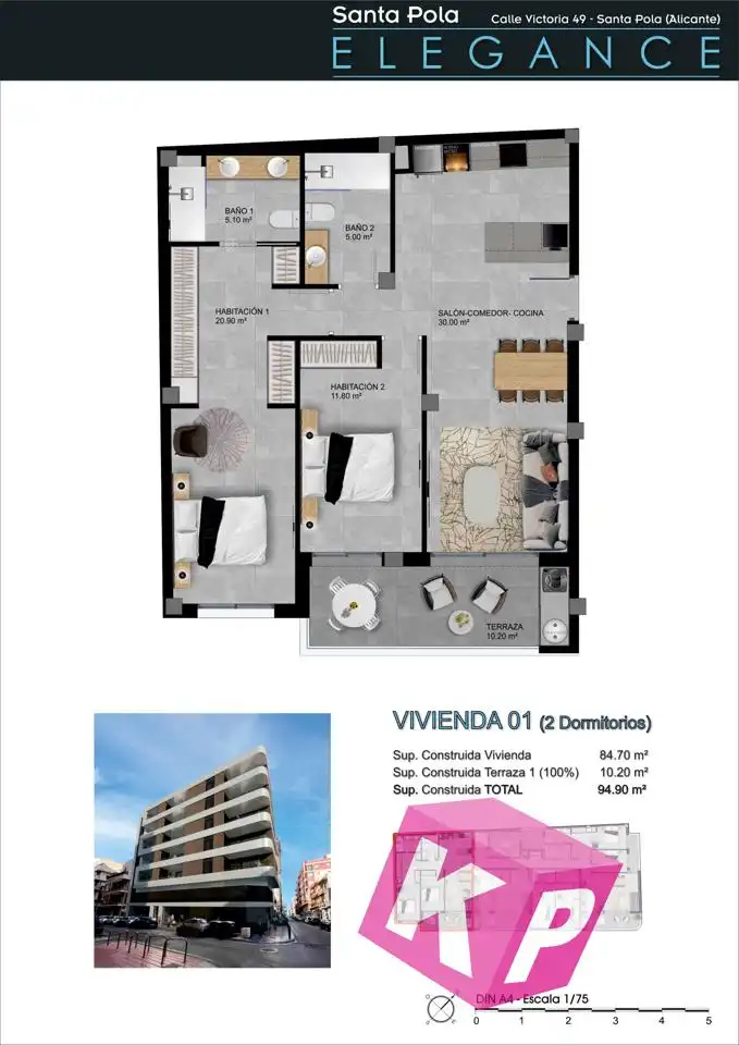 Appartamento con ascensore in vendita a De La Victoria, imagen 13
