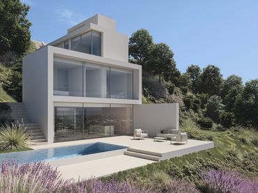 Villa avec balcon à vendre à Benissa pueblo