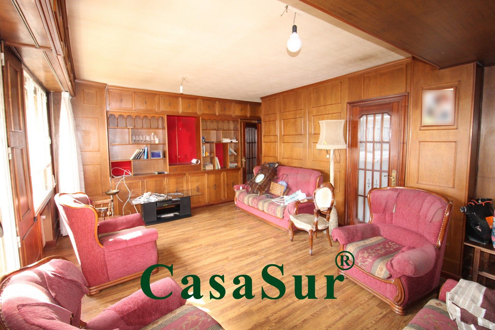 Living room of Flat for sale in Valladolid Capital  with Heating, Parquet flooring and Terrace
