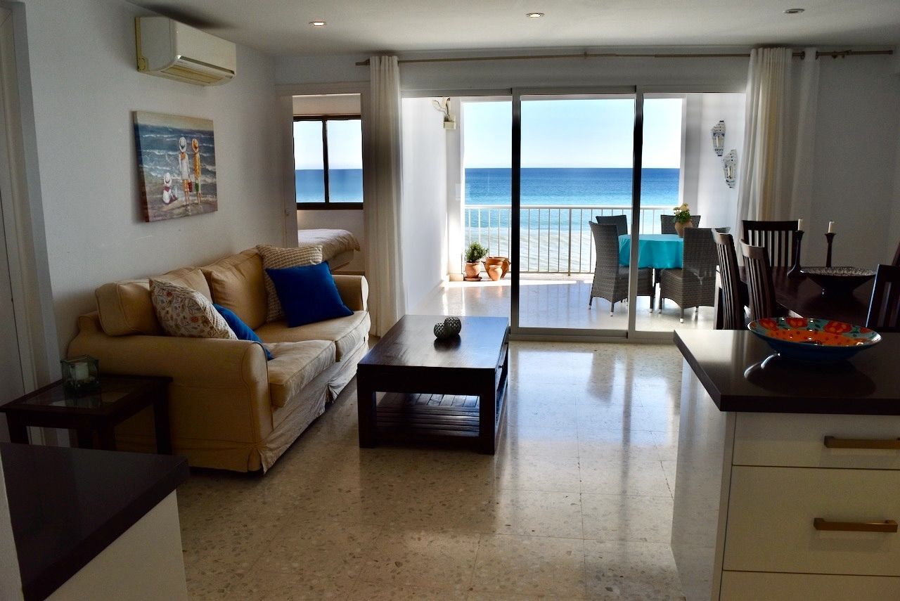 Sala d'estar de Apartament en venda en Altea amb Aire condicionat, Calefacció i Terrassa