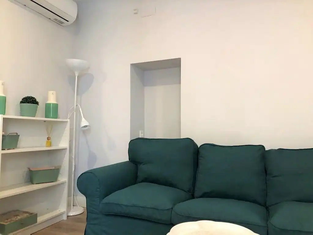 Sala de estar de Apartamento de alquiler en Badajoz con Aire acondicionado, Calefacción y Amueblado