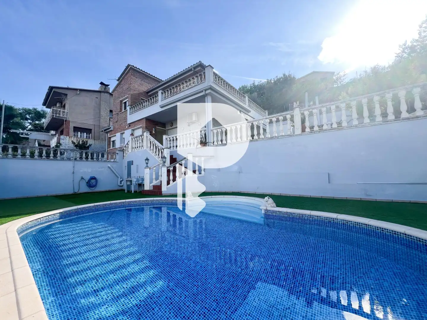 Swimming pool of Houses for sale in Sant Andreu de la Barca  with Air Conditioner, Heating and Private garden