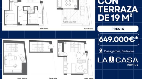 Foto 4 de Casa adosada en venta en Casagemes, Badalona