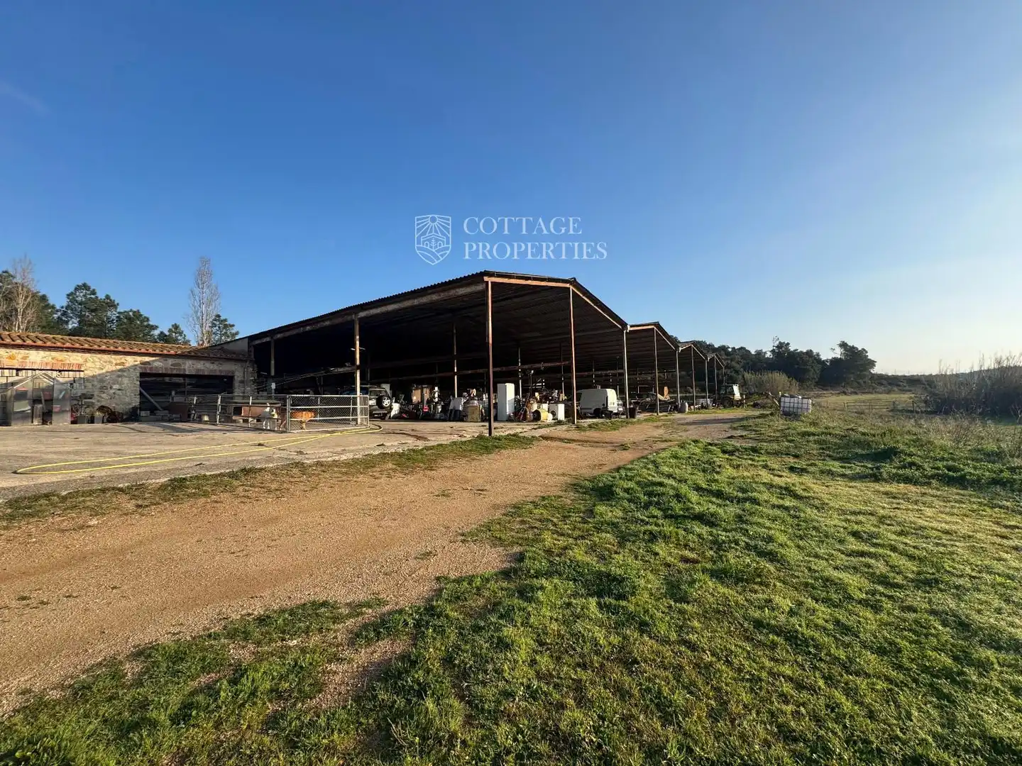 Vista exterior de Finca rústica en venta en Darnius