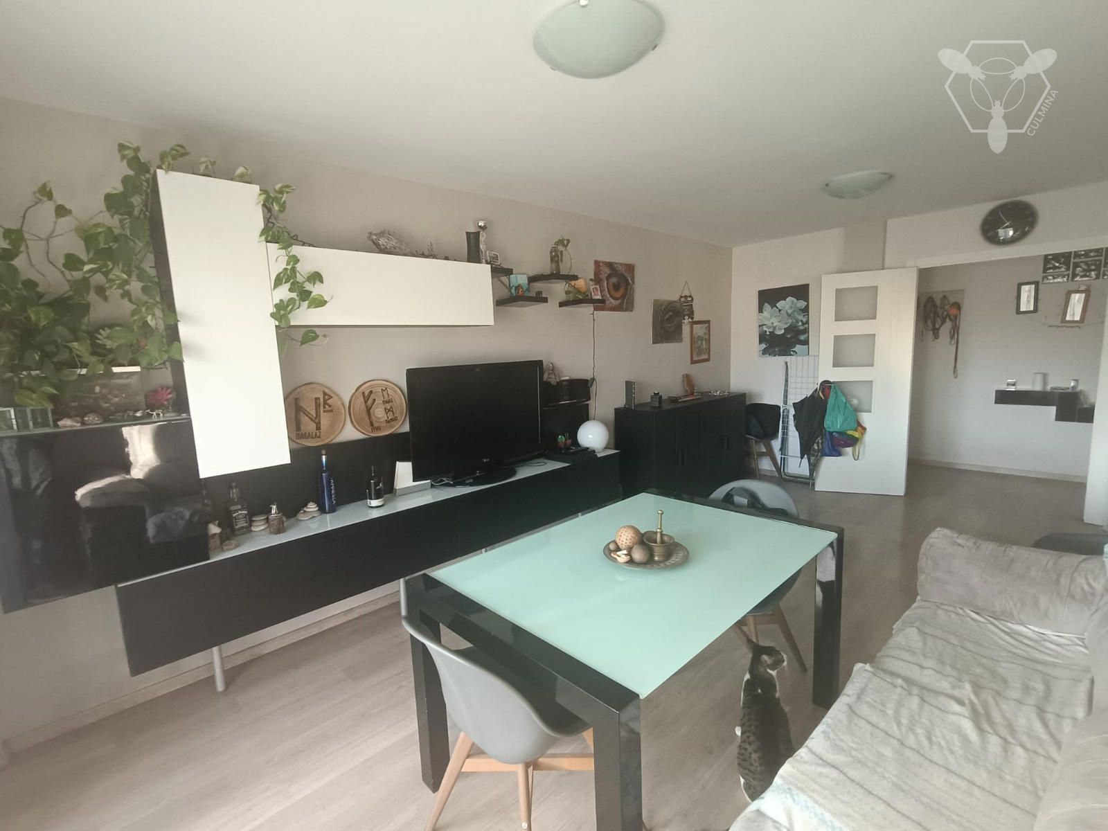 Living room of Flat for sale in  Huelva Capital  with Air Conditioner, Terrace and Furnished