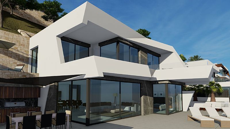 Exterior view of Country house for sale in Calpe / Calp  with Air Conditioner, Heating and Private garden
