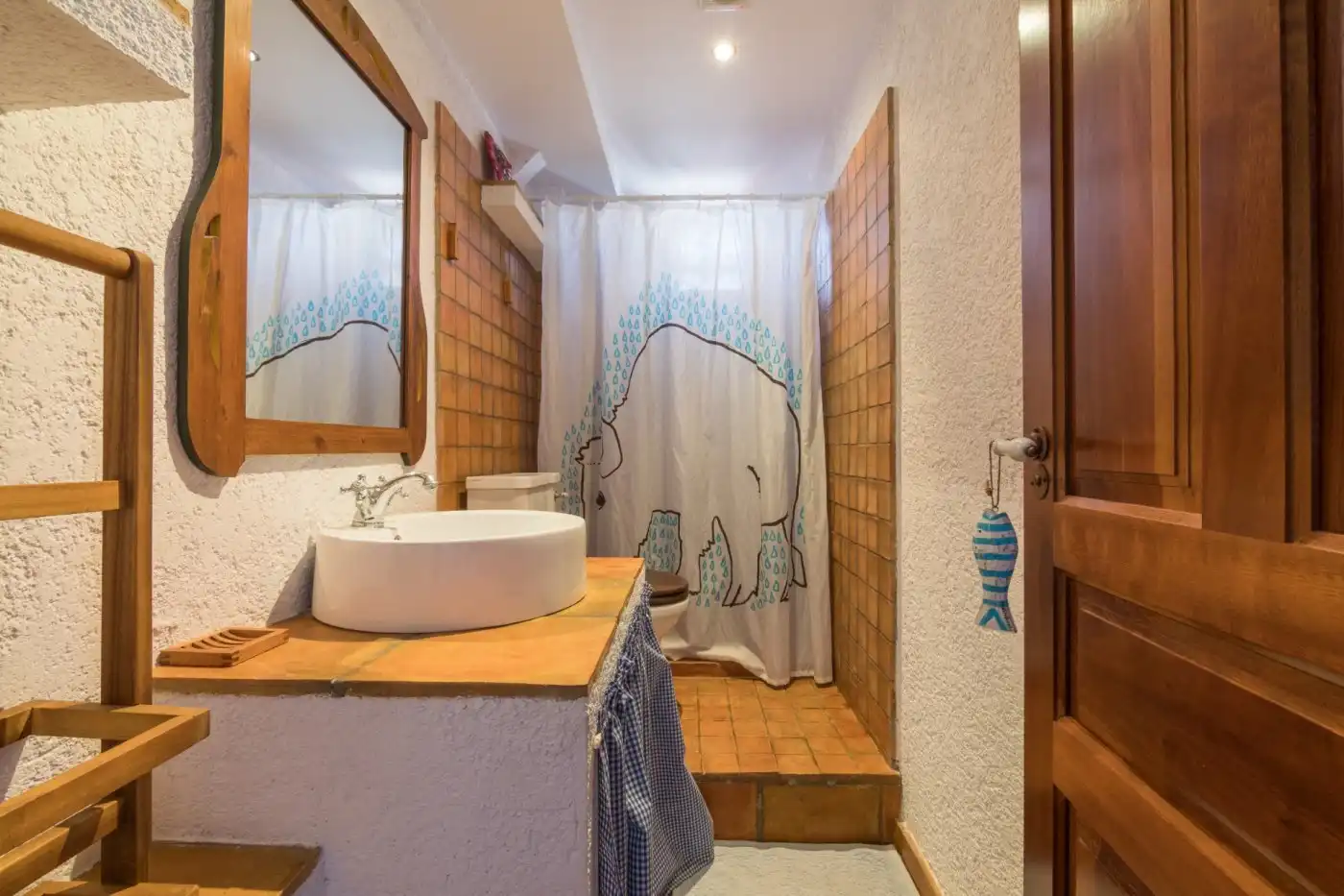 Baño de Casa adosada de alquiler en Alicante / Alacant con Aire acondicionado, Terraza y Amueblado