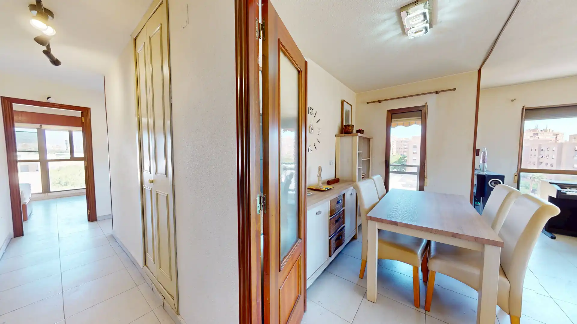Dining room of Flat for sale in Alicante / Alacant  with Air Conditioner, Heating and Terrace