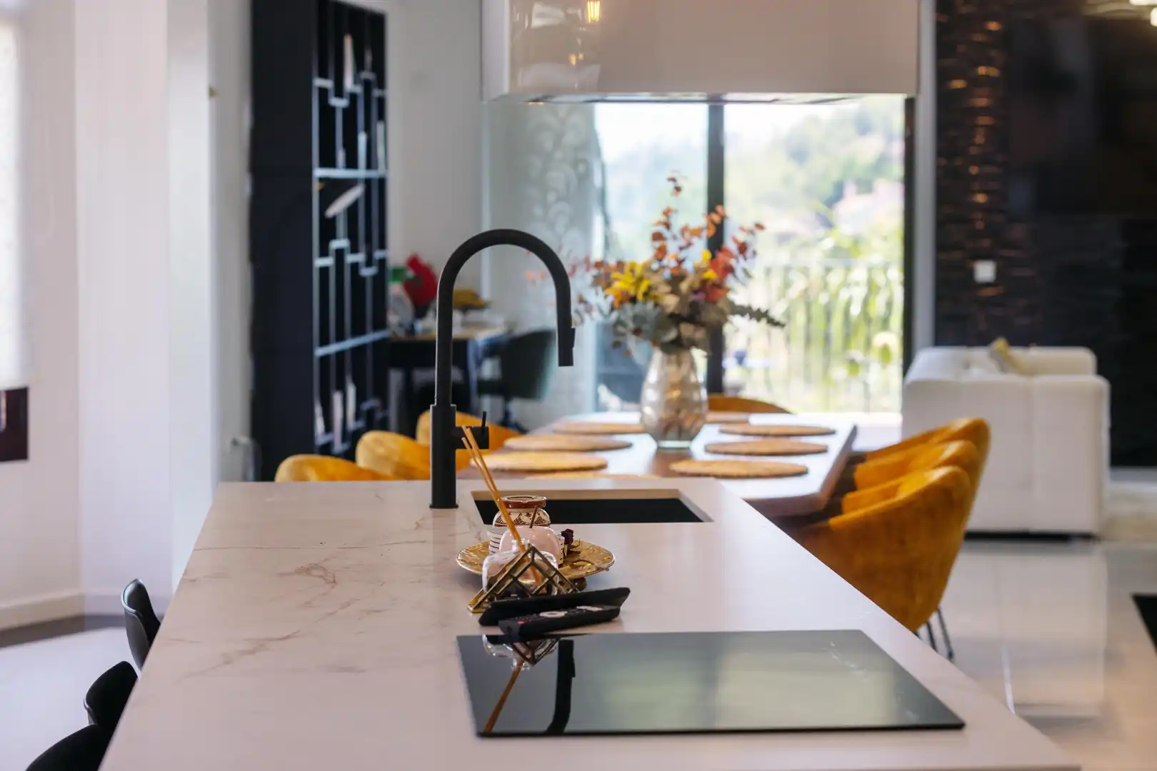 Küche von Haus oder Chalet zum Verkauf in Málaga mit Klimaanlage, Heizung und Privatgarten