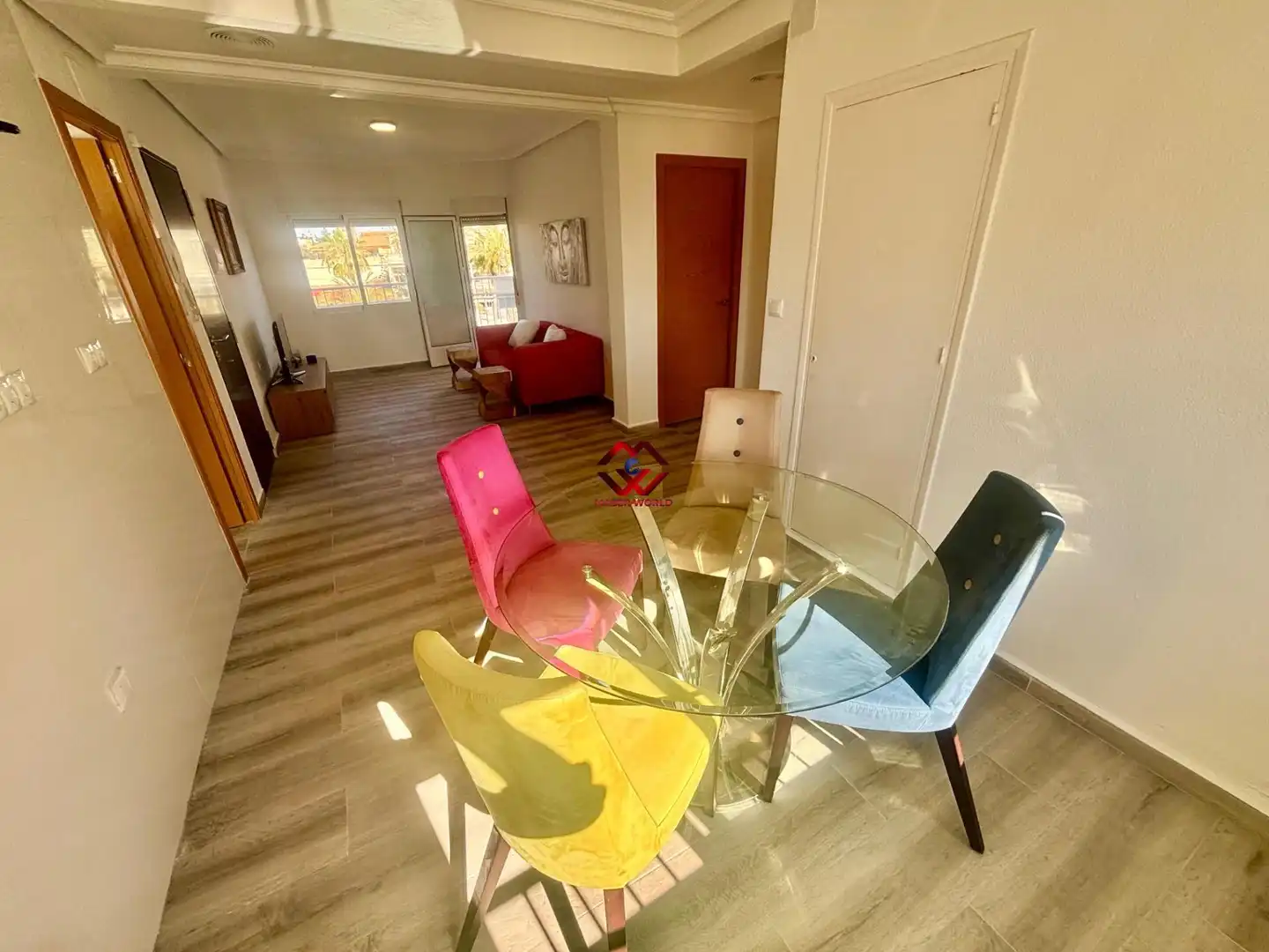 Menjador de Apartament en venda en Pilar de la Horadada amb Aire condicionat, Calefacció i Terrassa