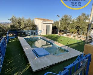 Swimming pool of Country house for sale in Linares