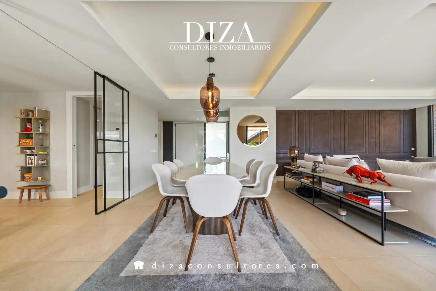 Dining room of Houses for sale in Las Rozas de Madrid  with Air Conditioner, Heating and Private garden