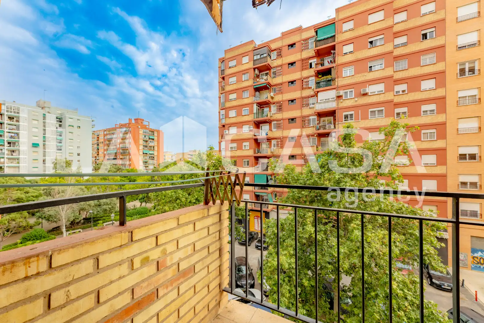 Terrasse von Wohnung zur Miete in Valencia mit Klimaanlage, Möbliert und Balkon