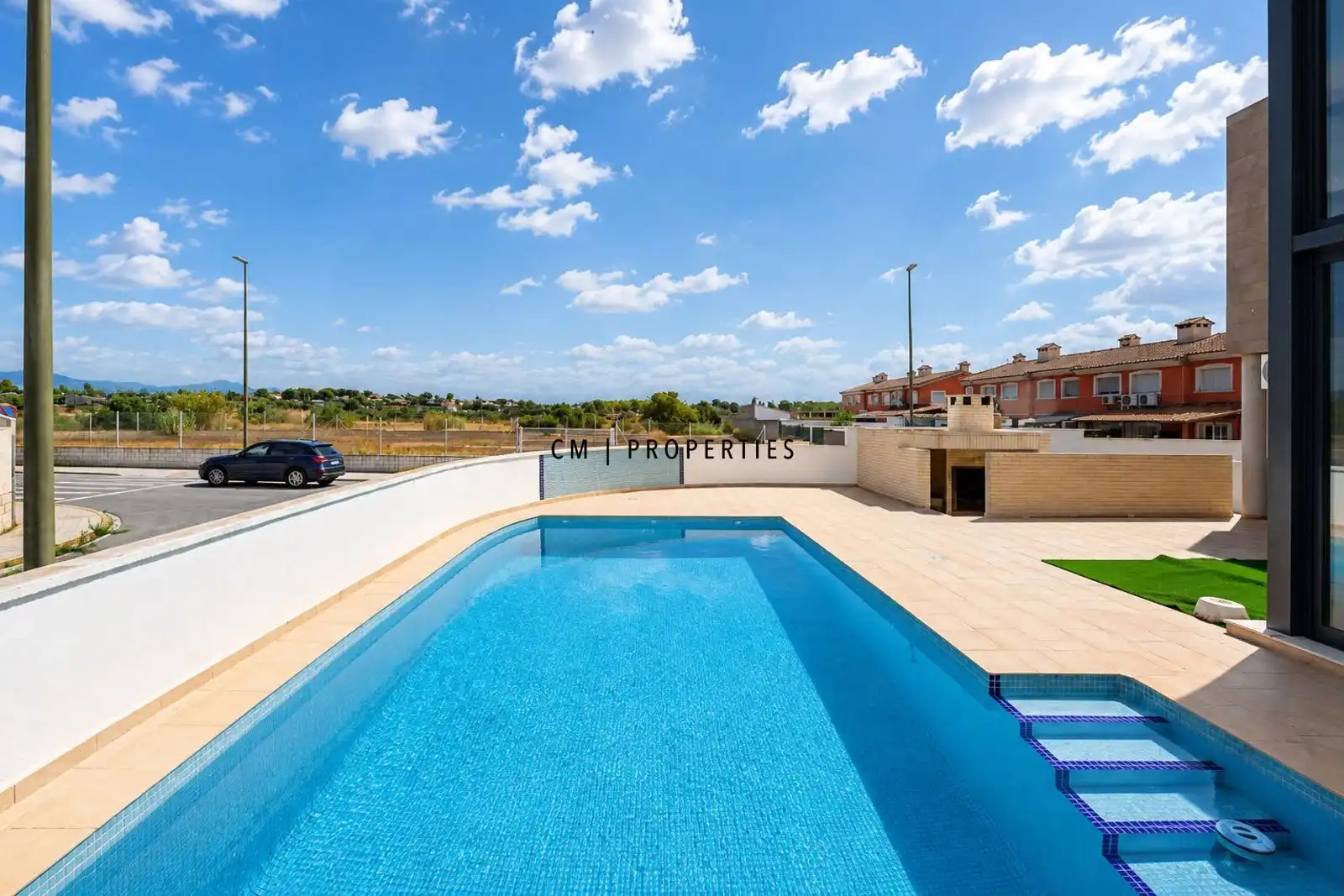 Piscina de Casa o chalet en venta en La Pobla de Vallbona con Aire acondicionado, Calefacción y Terraza