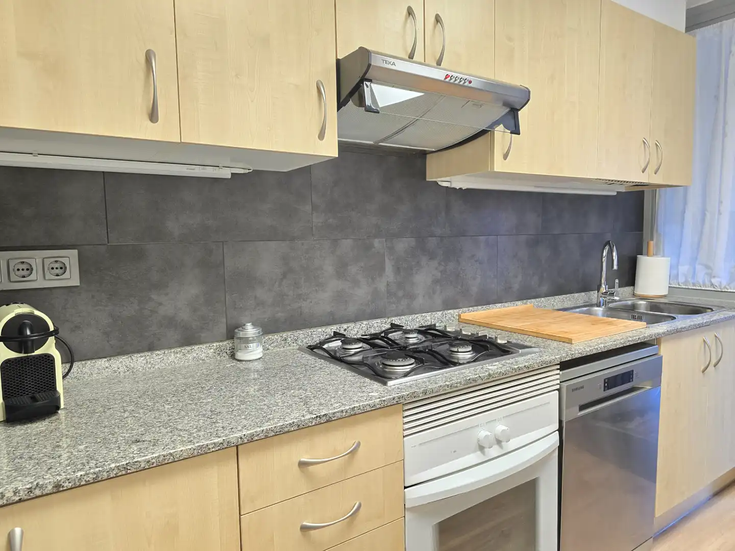 Cocina de Piso en venta en Sabadell con Calefacción, Parquet y Terraza