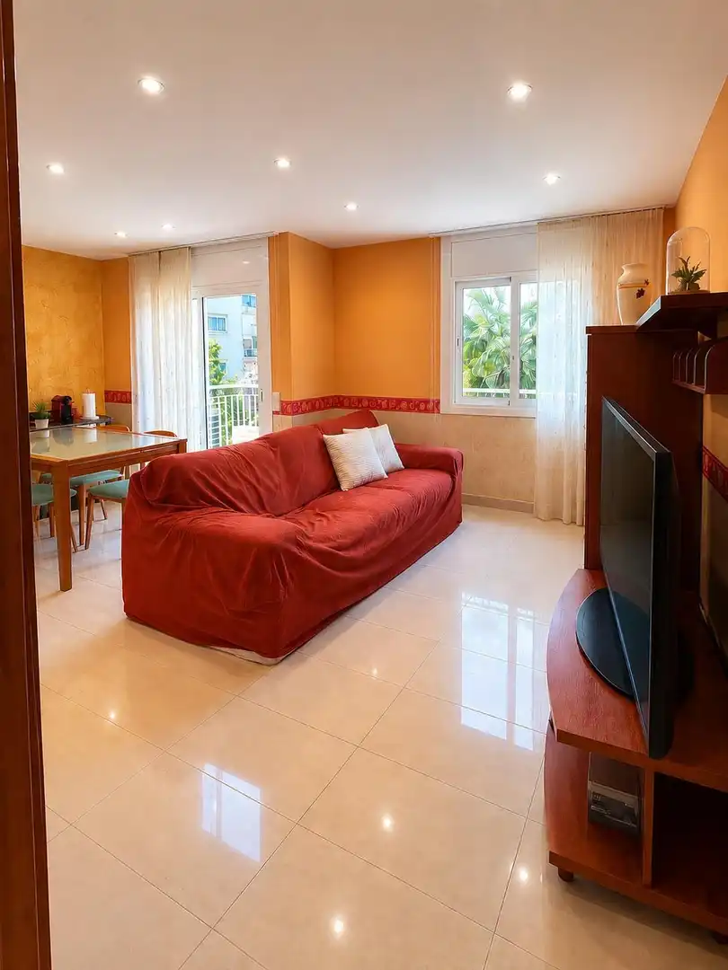 Sala d'estar de Pis en venda en Malgrat de Mar amb Aire condicionat, Calefacció i Terrassa