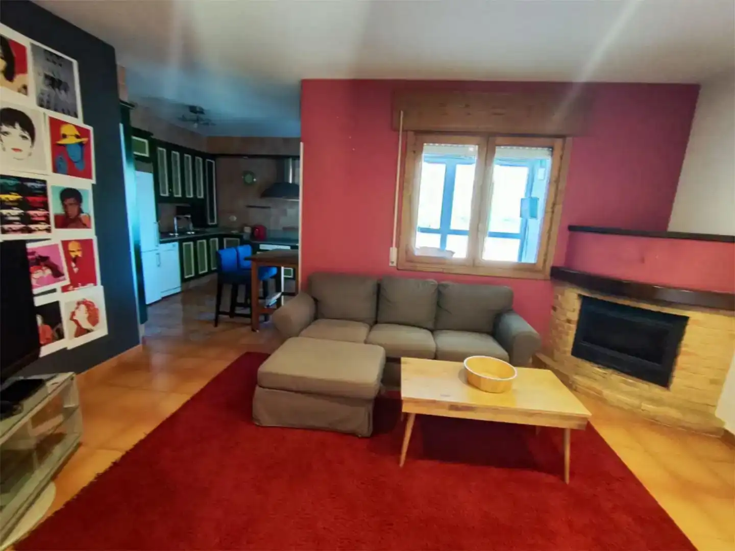 Sala de estar de Piso en venta en A Rúa  con Balcón