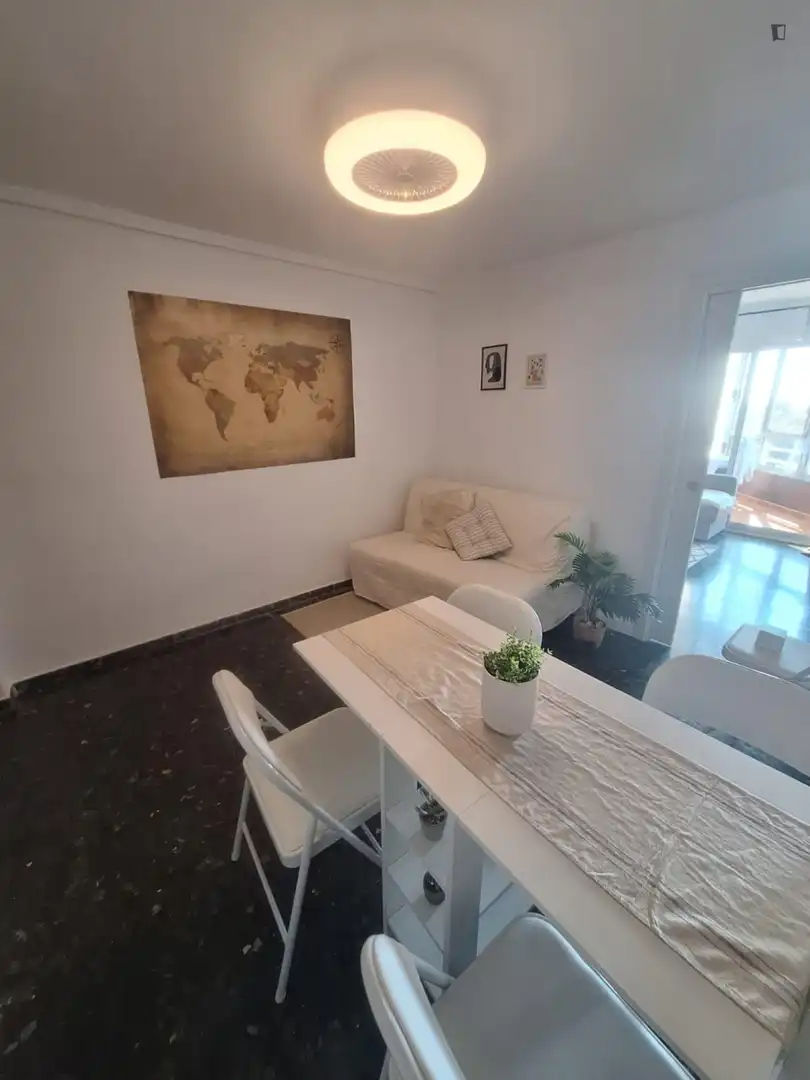 Sala de estar de Apartamento de alquiler en Moncada con Amueblado, Horno y Lavadora