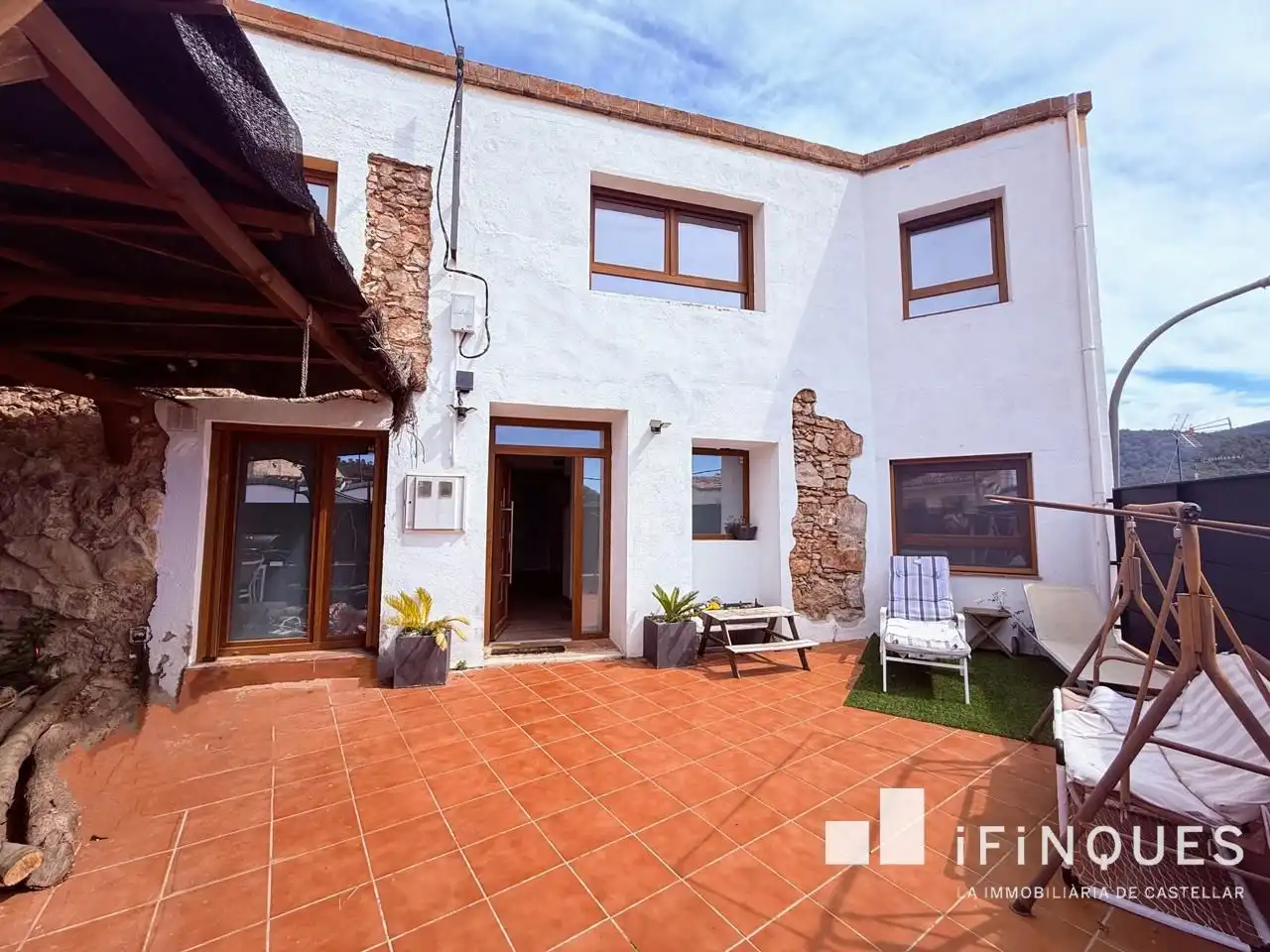 Exterior view of Country homes for sale in Castellar del Vallès  with Heating, Parquet flooring and Terrace