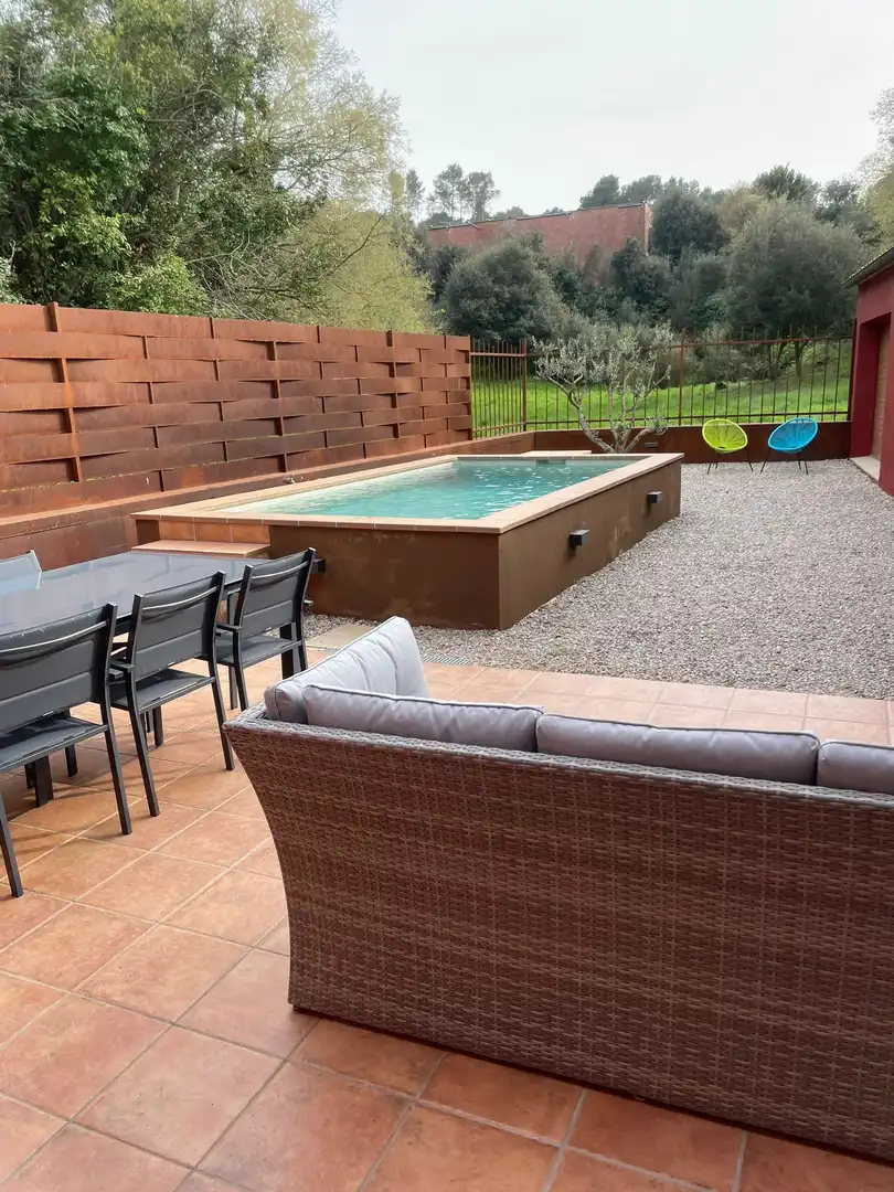Terraza de Finca rústica en venta en Forallac con Aire acondicionado, Calefacción y Jardín privado