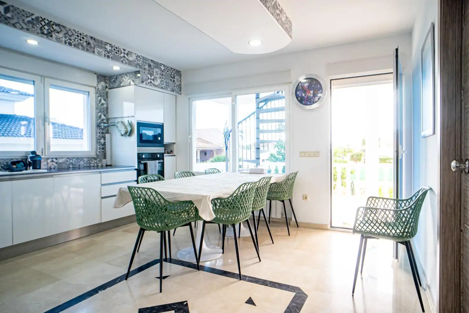 Dining room of Houses for sale in L'Alfàs del Pi  with Air Conditioner, Heating and Private garden