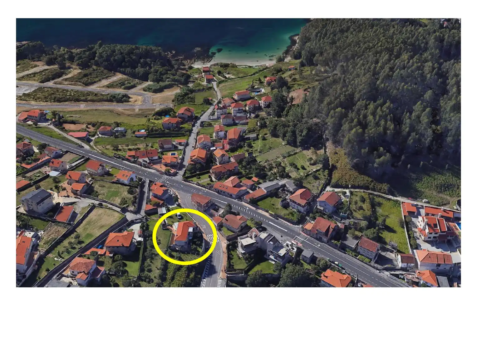 Vista exterior de Casa o chalet en venta en Sanxenxo con Calefacción, Jardín privado y Parquet