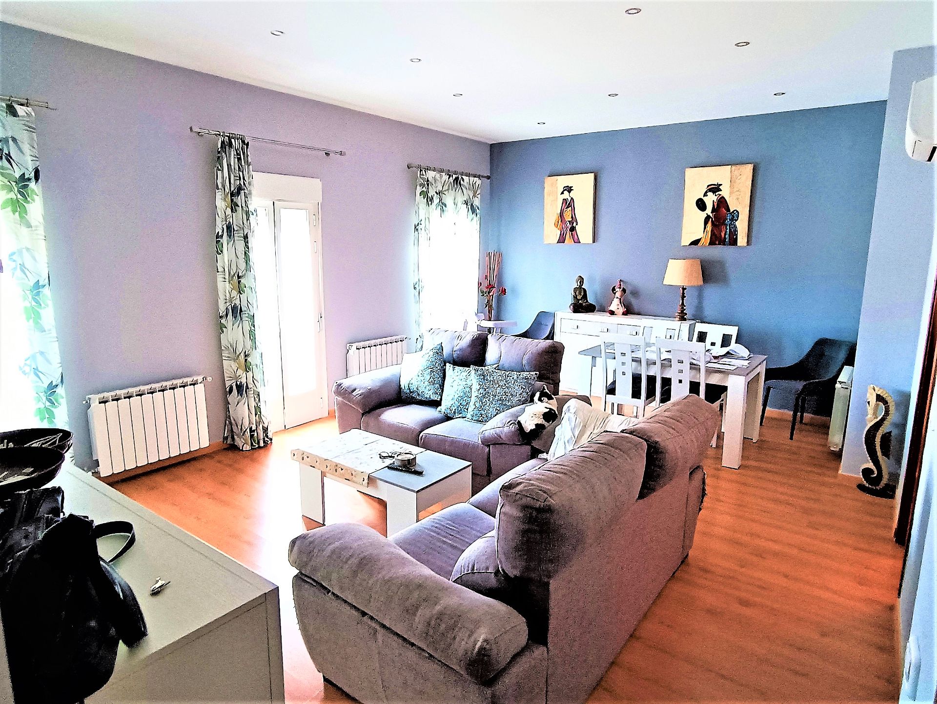Living room of Flat to rent in Ontígola  with Air Conditioner, Heating and Parquet flooring