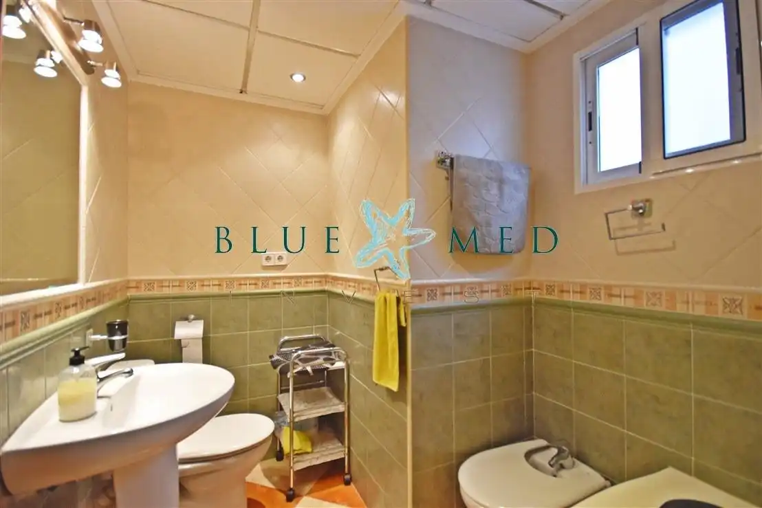 Badezimmer von Wohnung zum Verkauf in Mazarrón mit Terrasse, Abstellraum und Möbliert