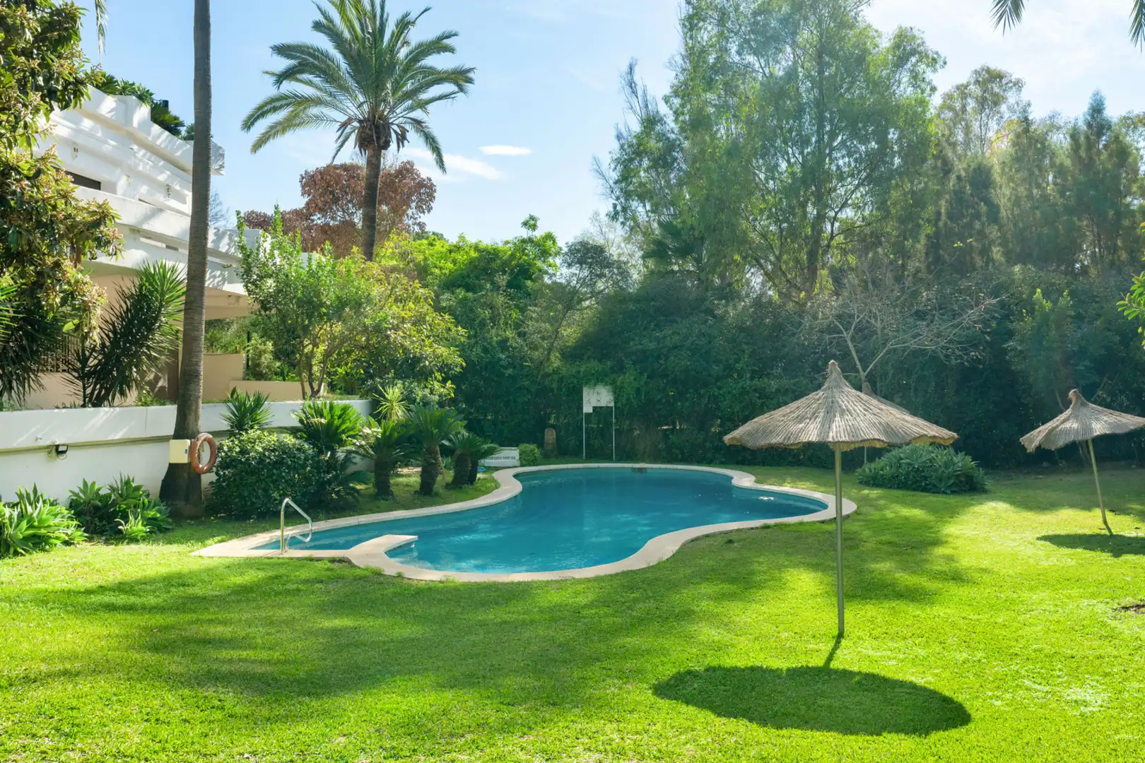 Jardín de Apartamento en venta en Marbella con Aire acondicionado, Terraza y Trastero