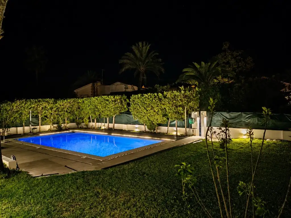 Piscina de Casa o xalet de lloguer en Calvià amb Aire condicionat, Jardí privat i Terrassa