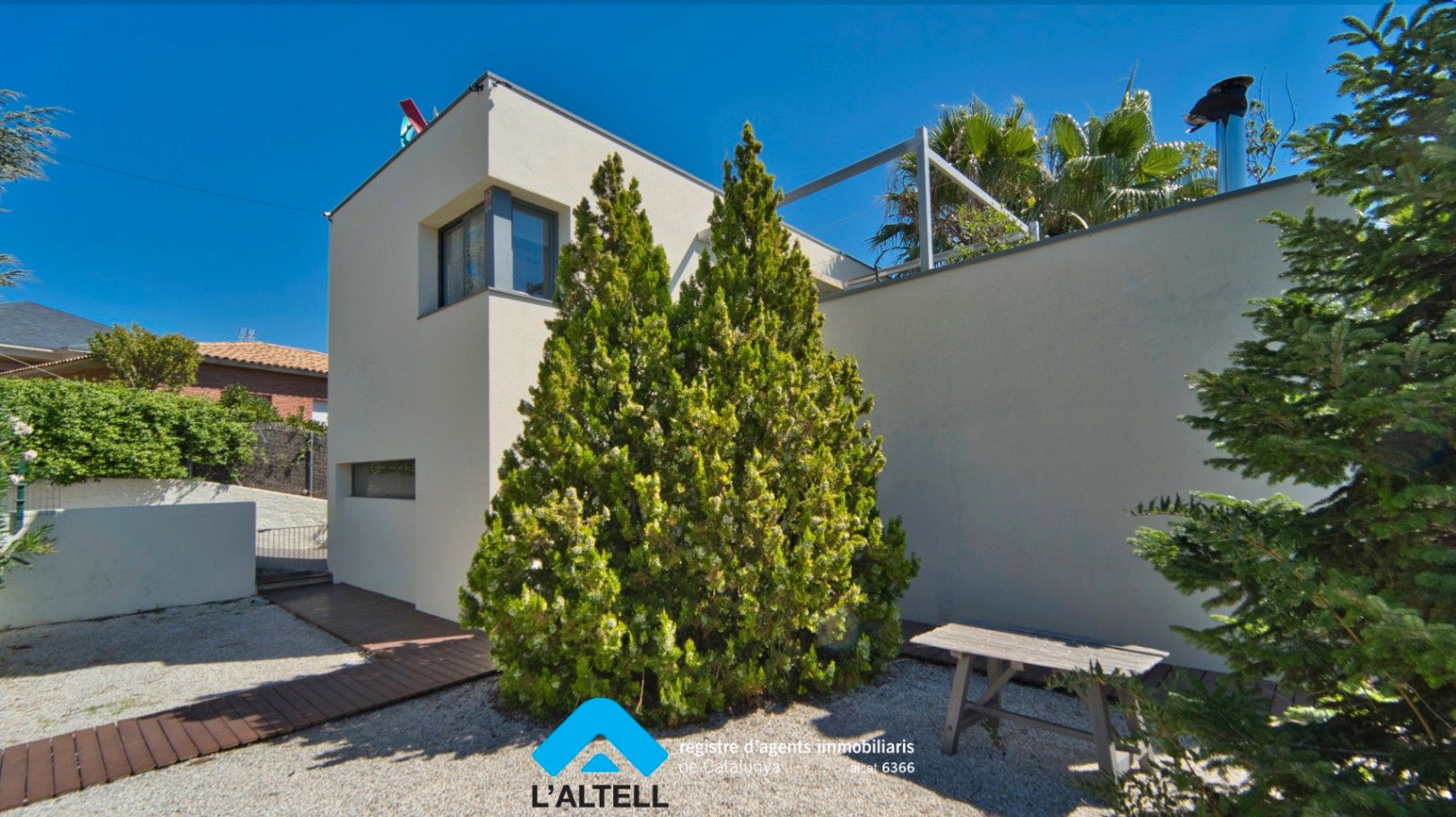 Vista exterior de Casa o chalet en venta en L'Ametlla del Vallès con Aire acondicionado, Calefacción y Jardín privado