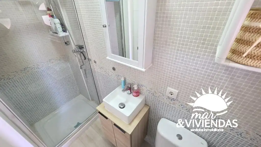 Baño de Casa o chalet en venta en Mojácar con Aire acondicionado, Calefacción y Jardín privado