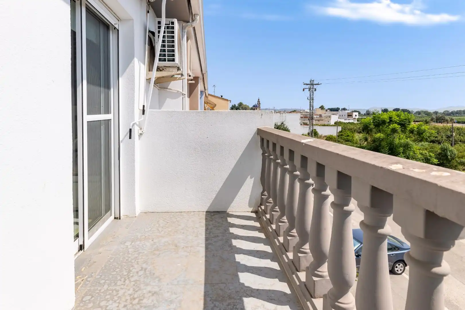 Terraza de Casa adosada en venta en Benimuslem con Aire acondicionado, Calefacción y Parquet