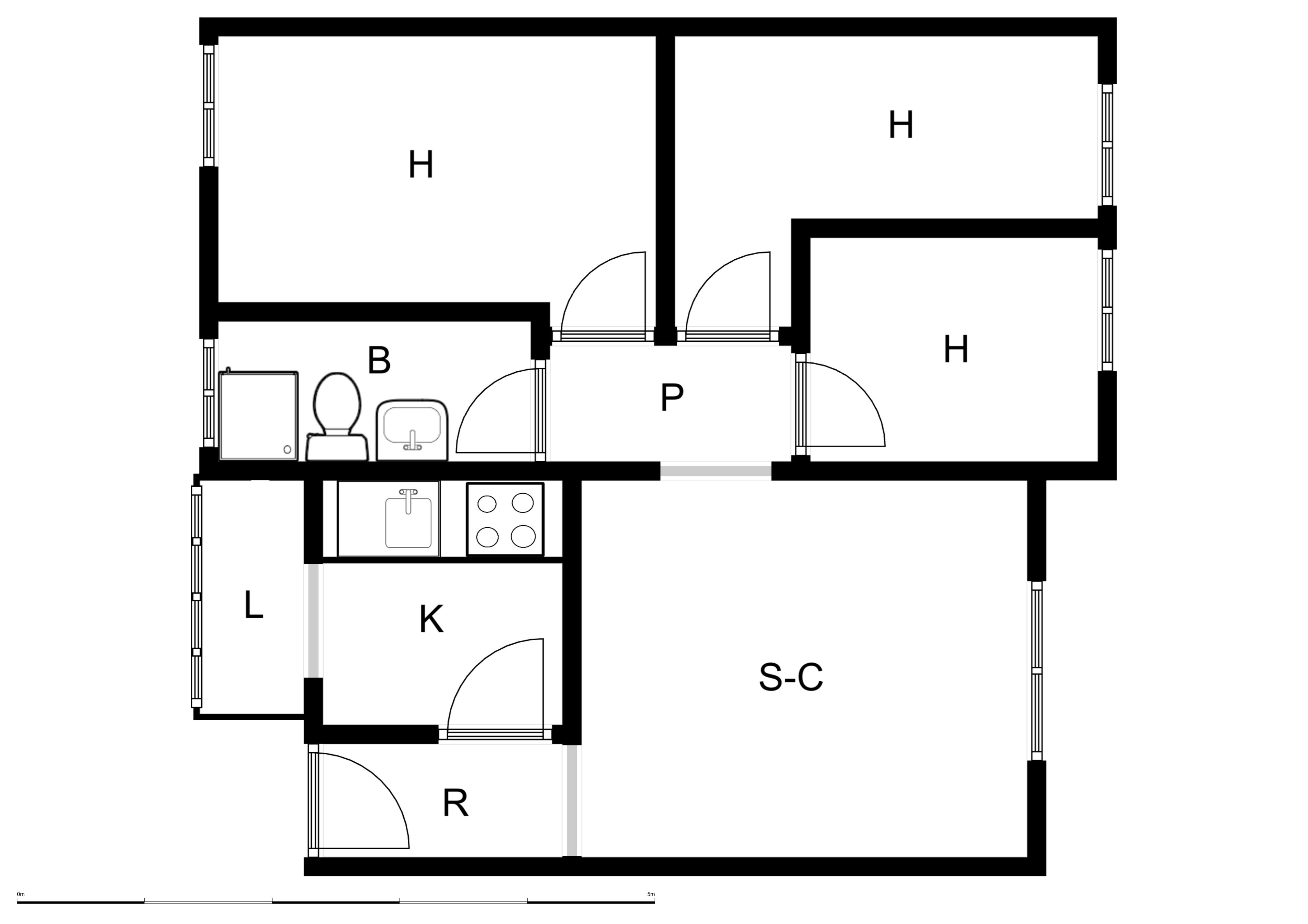 Flat for sale in  Madrid Capital  with Heating