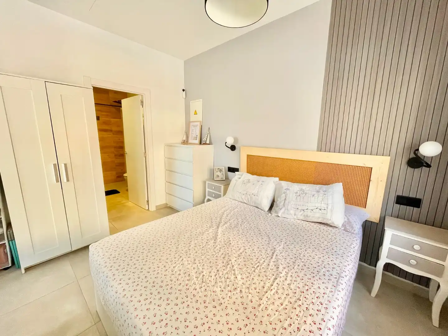 Schlafzimmer von Wohnung zur Miete in Pilar de la Horadada mit Klimaanlage, Möbliert und Waschmaschine