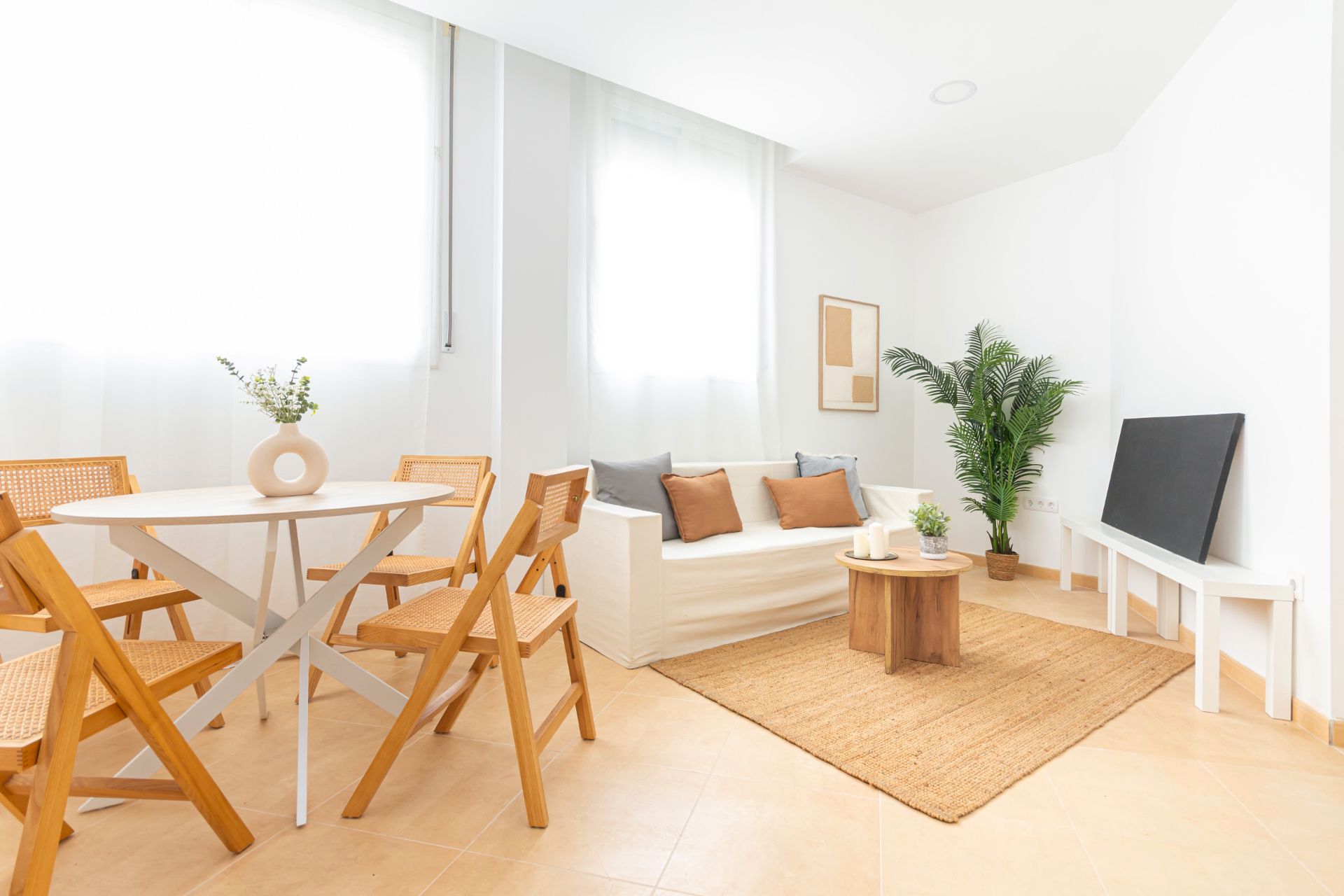 Sala de estar de Piso en venta en Santpedor con Terraza, Horno y Balcón